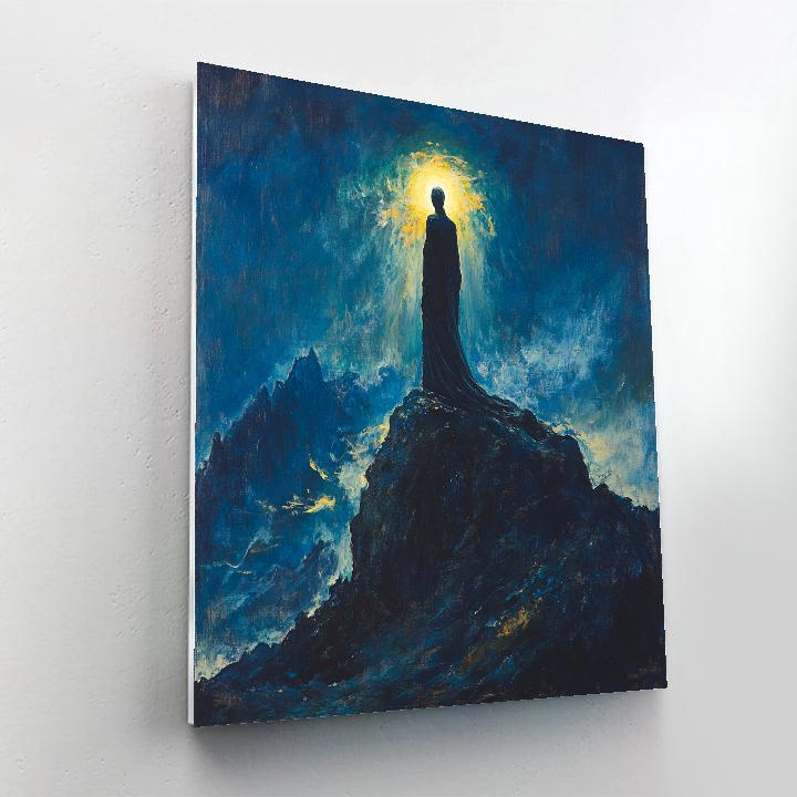 El Greco Inspired Mountain Prophet Paint by numbers art