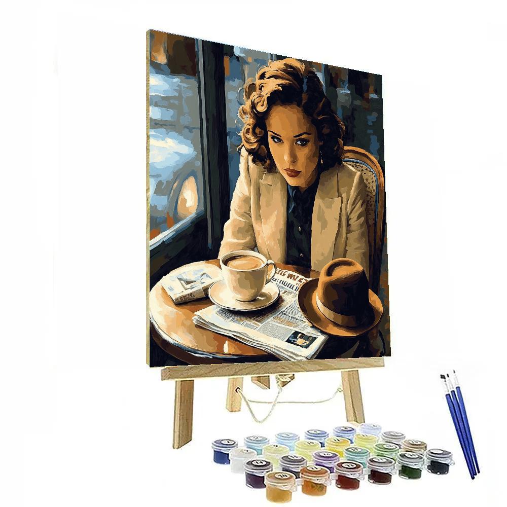 Sargent Inspired Café Portrait Paint by numbers kits