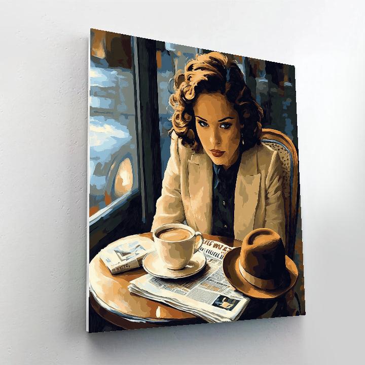 Sargent Inspired Café Portrait Paint by numbers kits