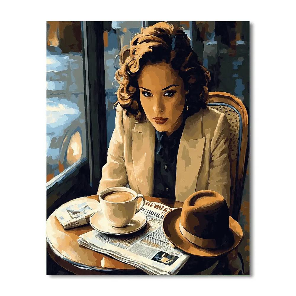 Sargent Inspired Café Portrait Paint by numbers kits