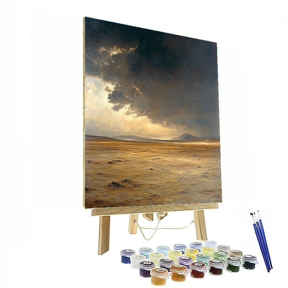 Francisco Goya Inspired Ominous Horizon Over Wind-Scoured Plains Numbered painting kits