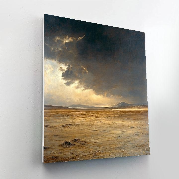 Francisco Goya Inspired Ominous Horizon Over Wind-Scoured Plains Numbered painting kits