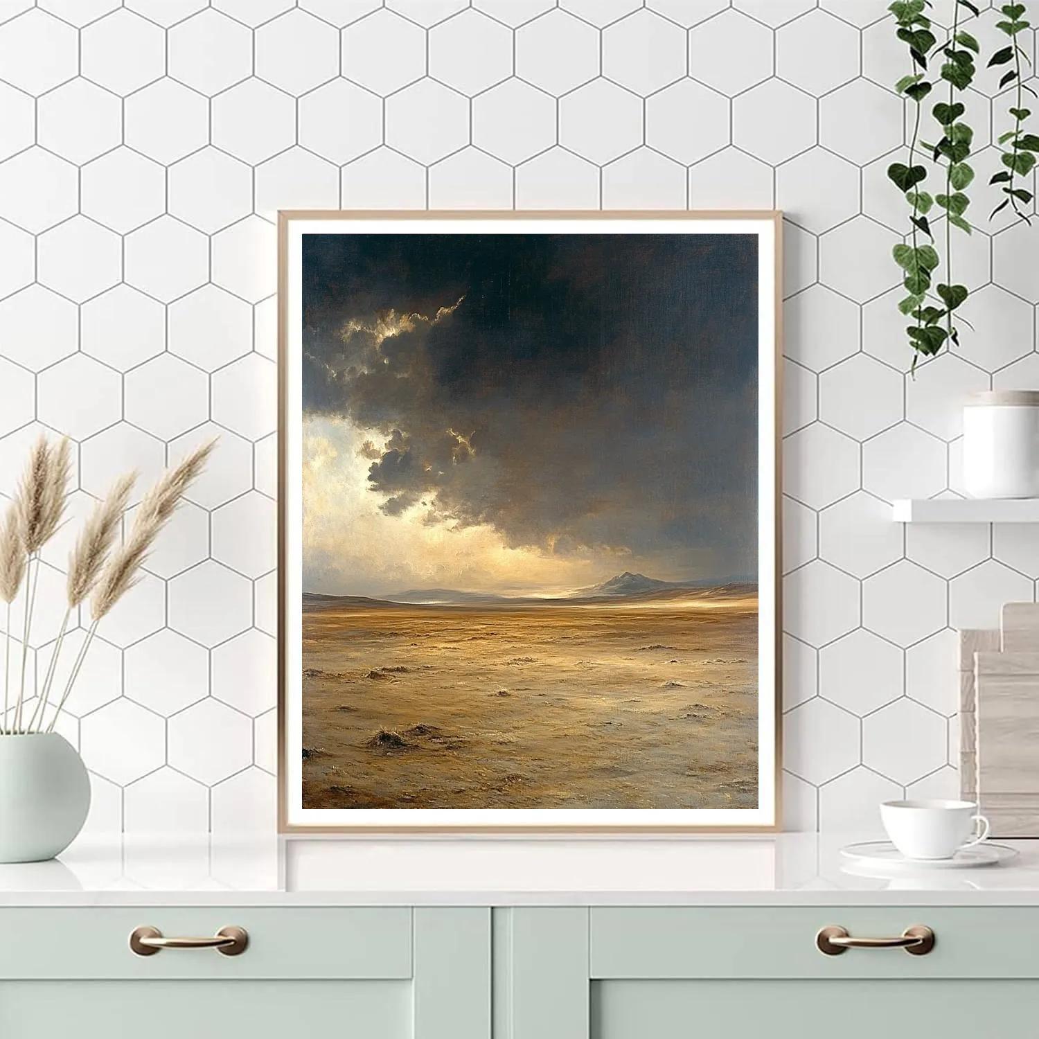 Francisco Goya Inspired Ominous Horizon Over Wind-Scoured Plains Numbered painting kits