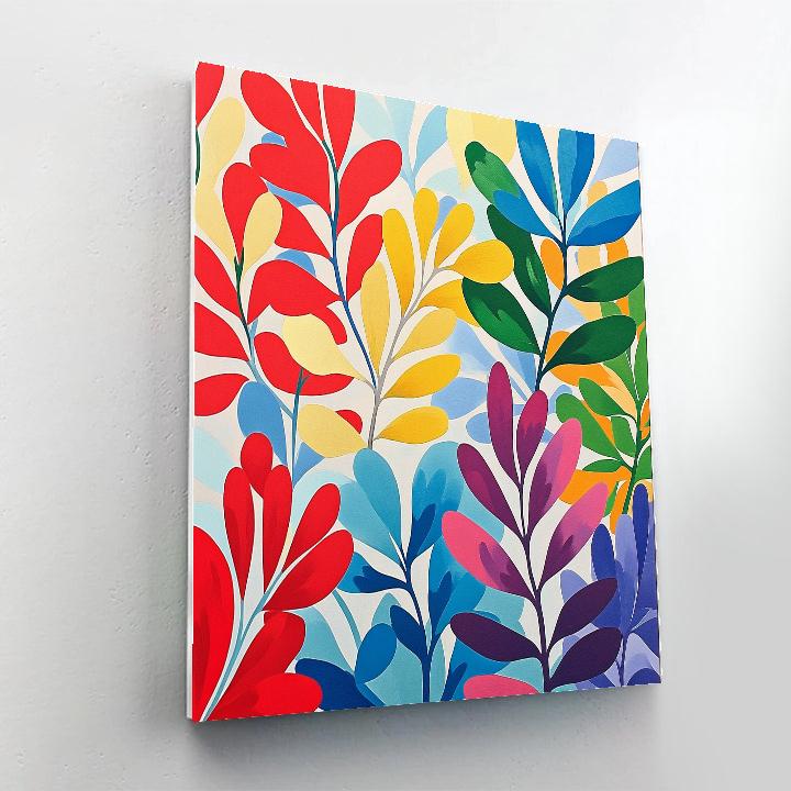 Henri Matisse Inspired Floral Pattern painting number kit