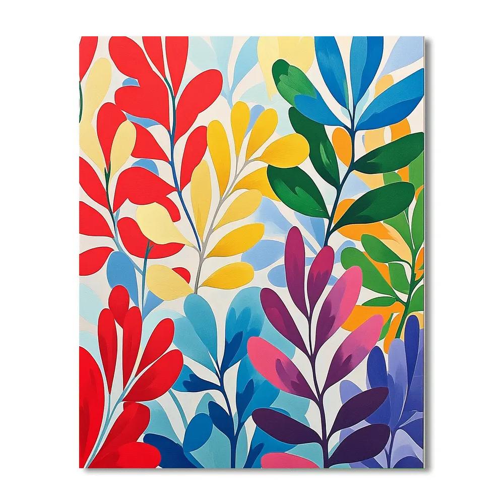 Henri Matisse Inspired Floral Pattern painting number kit