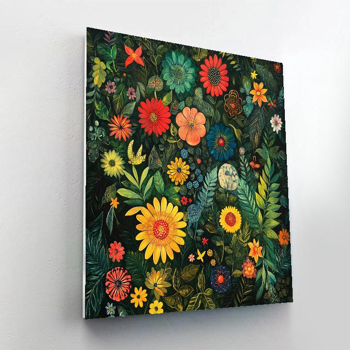 Frida Kahlo Inspired Majestic Garden Painting by numbers kit