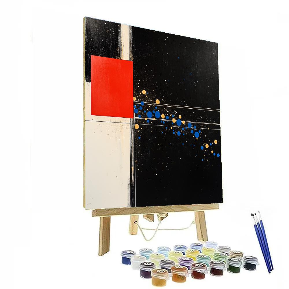 Kazimir Malevich Inspired Cosmic Supremacy Numbered painting kits