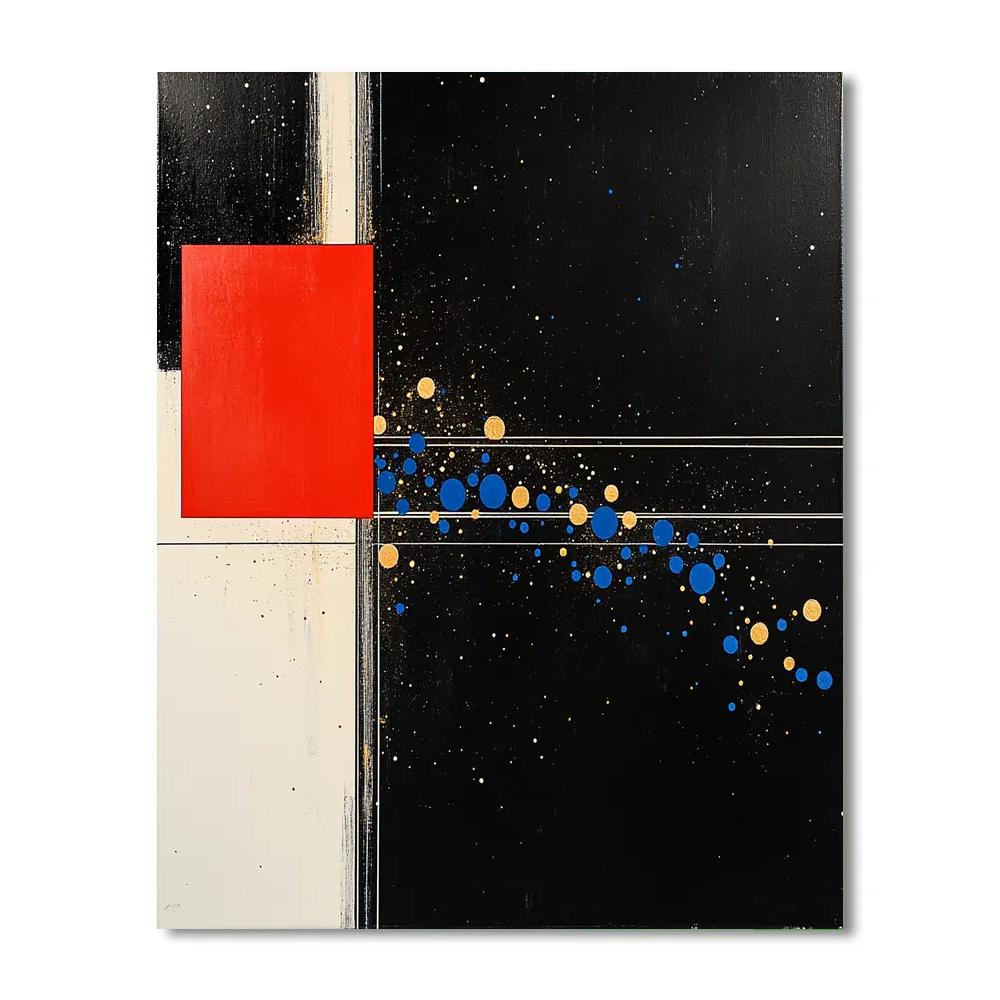Kazimir Malevich Inspired Cosmic Supremacy Numbered painting kits