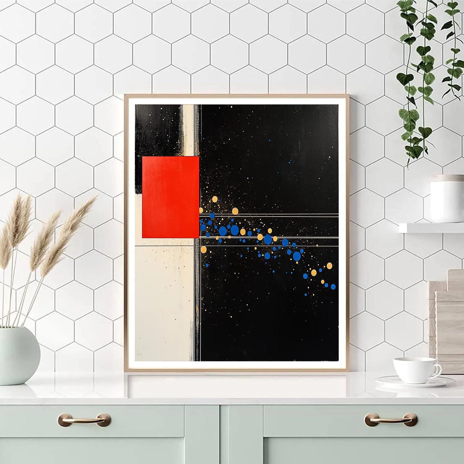 Kazimir Malevich Inspired Cosmic Supremacy Numbered painting kits
