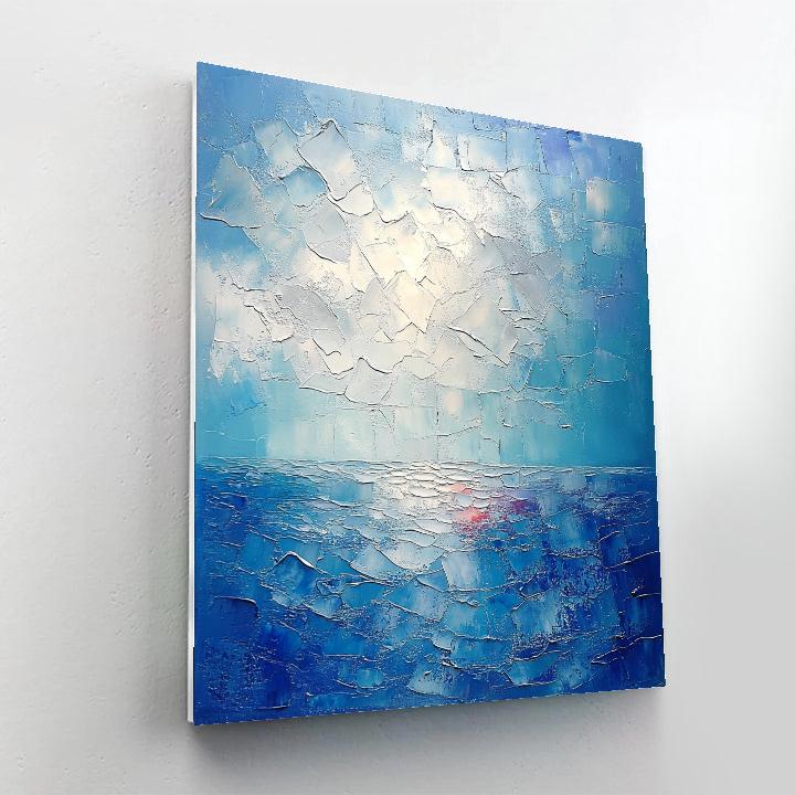 Jean-Paul Riopelle Inspired Shattered Northern Sky Numbered painting kits