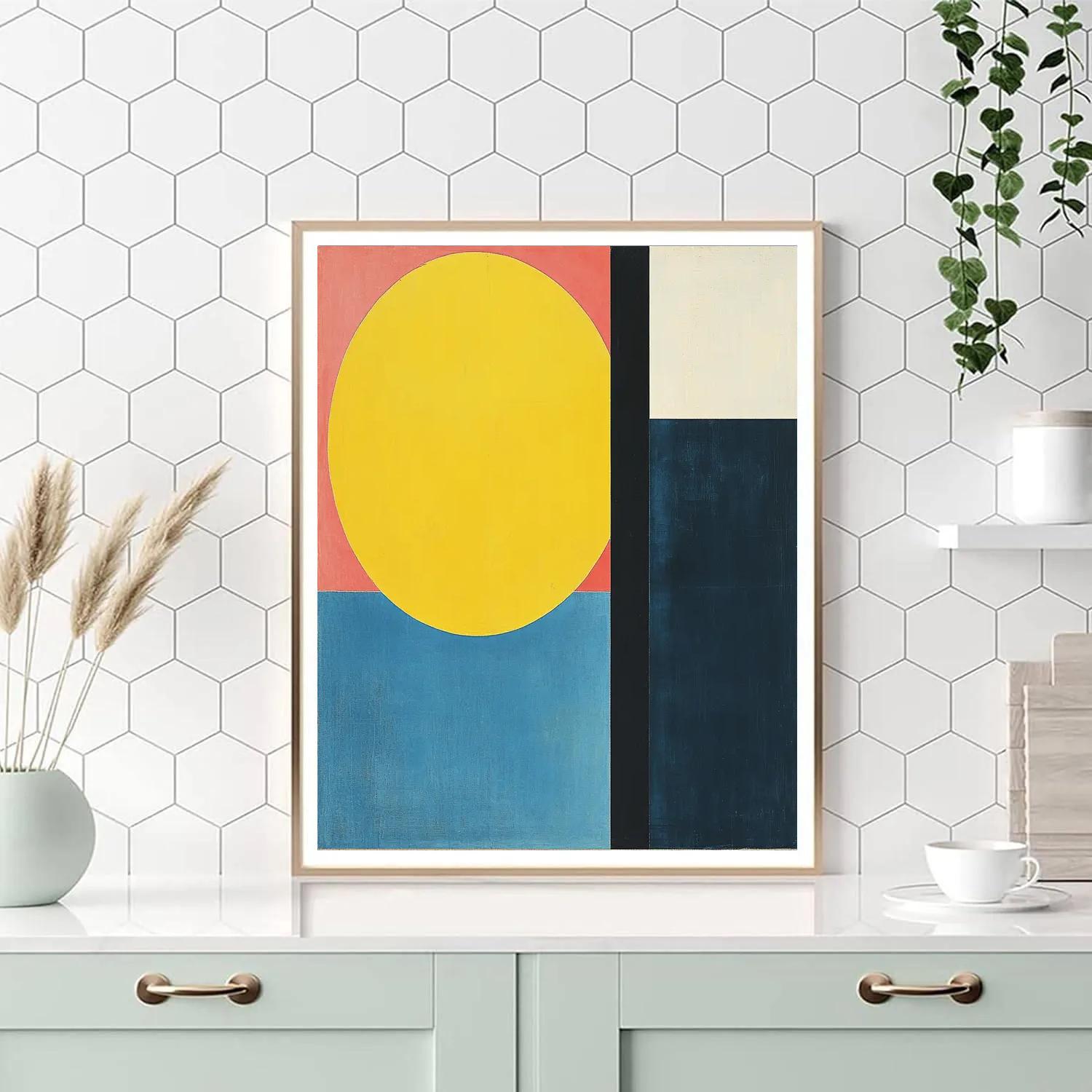 Kazimir Malevich Inspired Chromatic Balance DIY paint by numbers