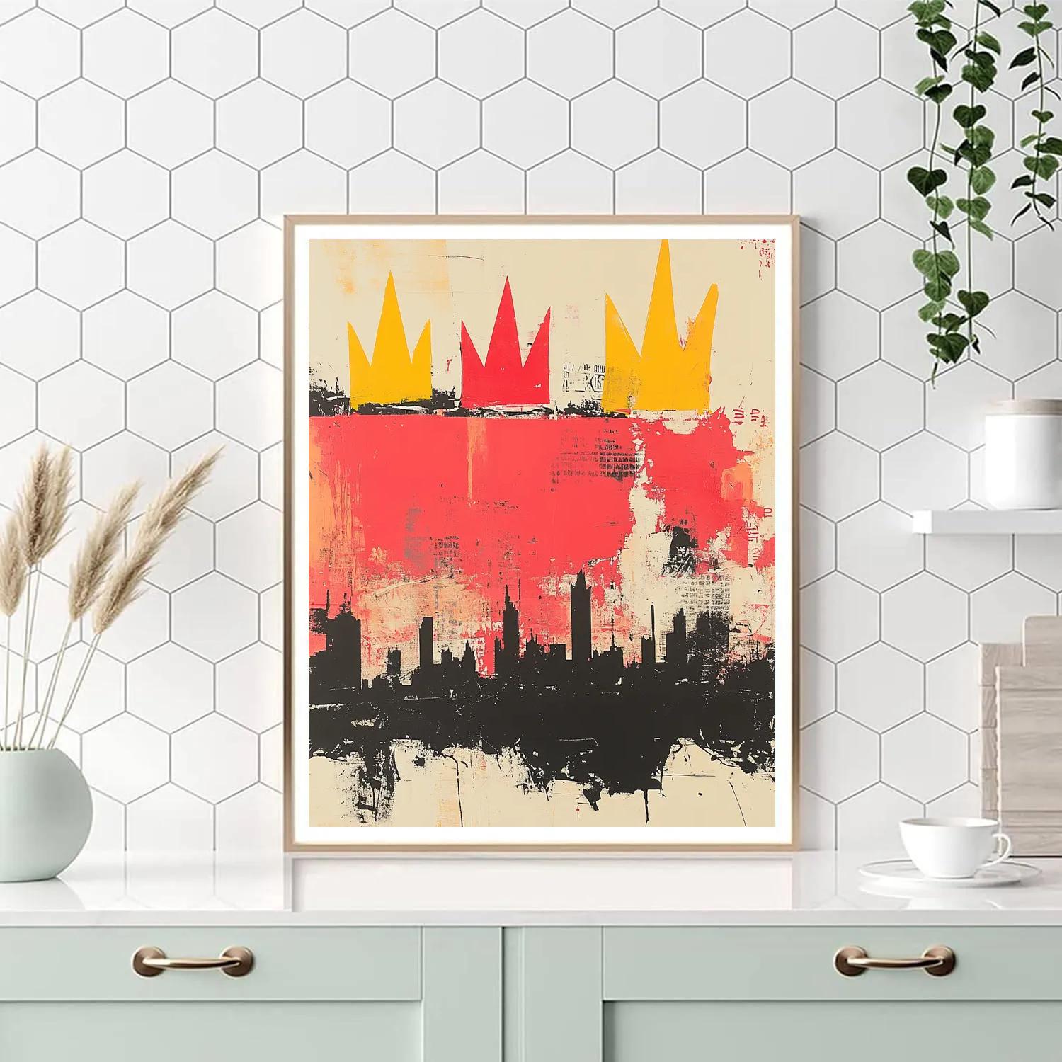 Jean-Michel Basquiat Inspired Crowned Silence Numbered painting kits