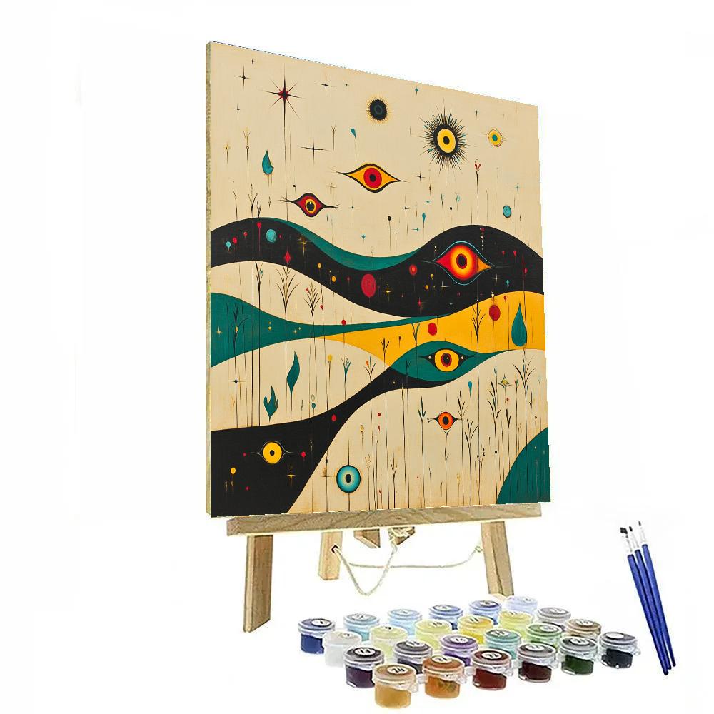 Joan Miró Inspired Dream Meadow Paint by numbers kits