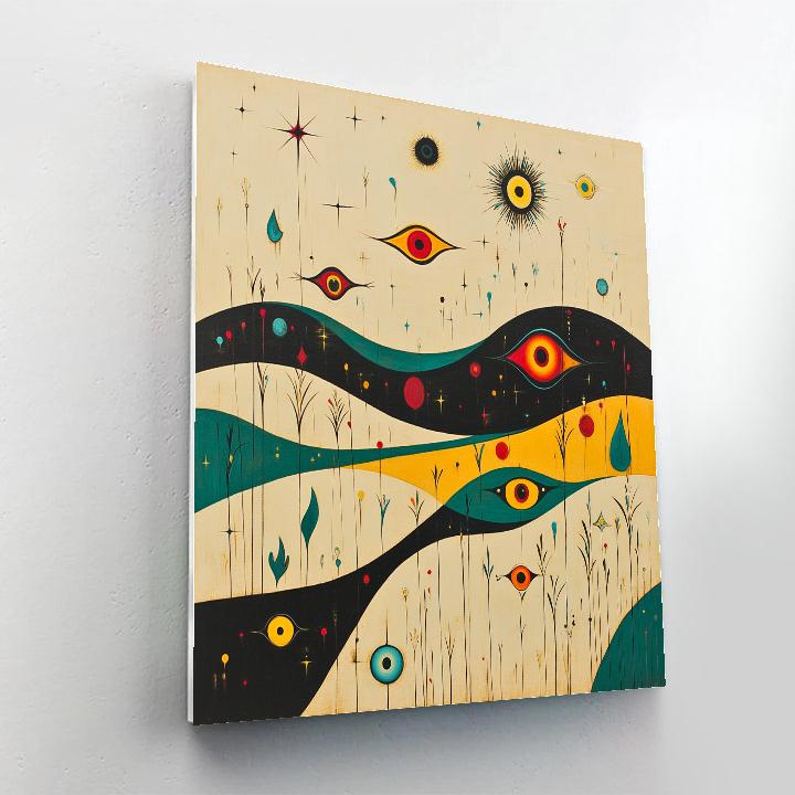 Joan Miró Inspired Dream Meadow Paint by numbers kits