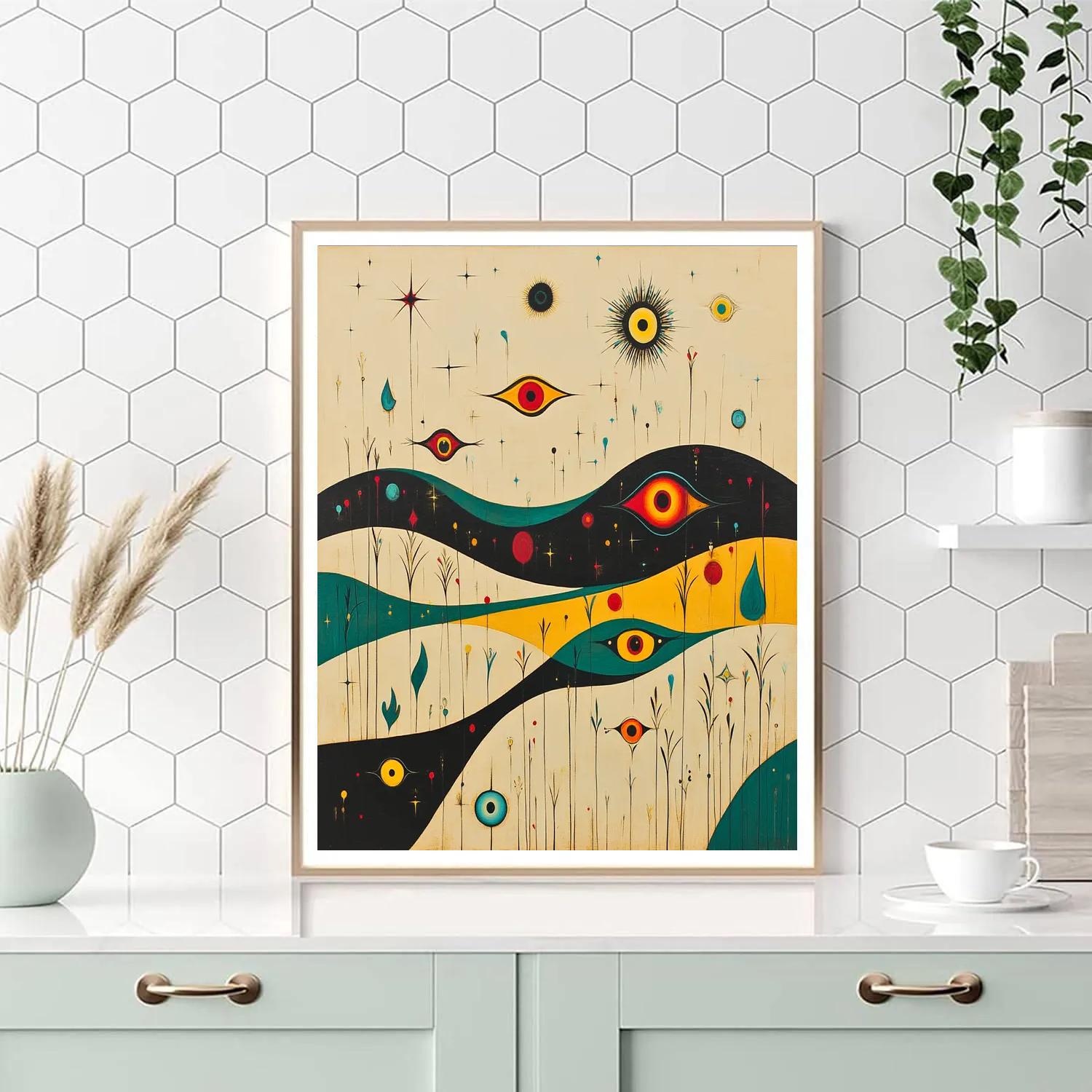 Joan Miró Inspired Dream Meadow Paint by numbers kits