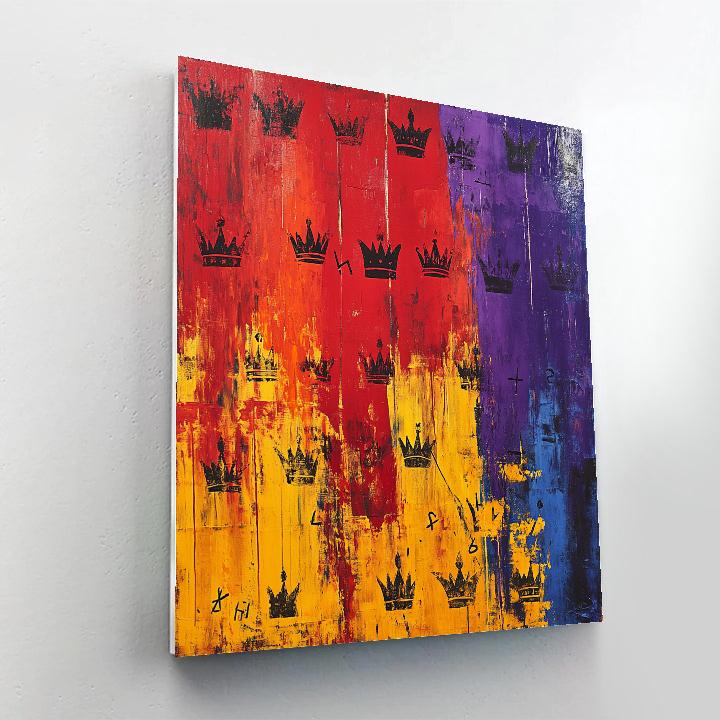 Jean-Michel Basquiat Inspired Echoes Of Resistance Paint by numbers art