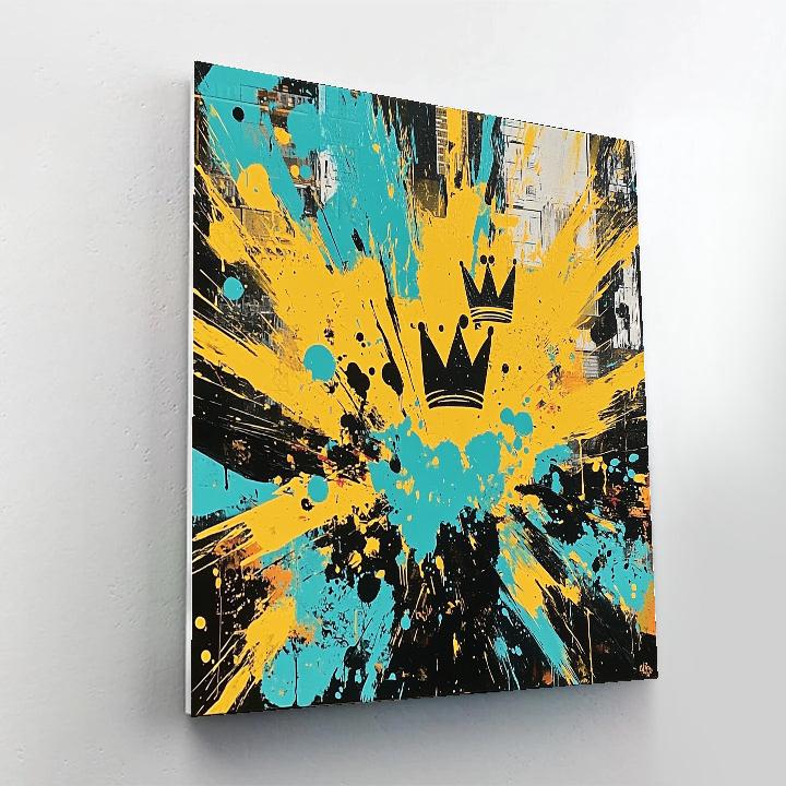 Jean-Michel Basquiat Inspired Urban Rhythms Abstraction Painting by numbers kit