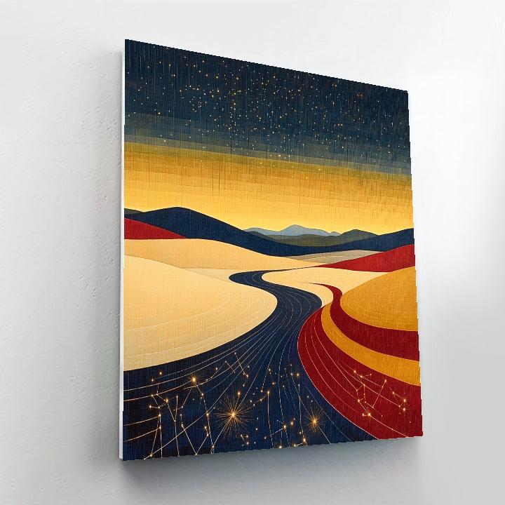 Paul Klee Inspired Celestial Cartography DIY paint by numbers