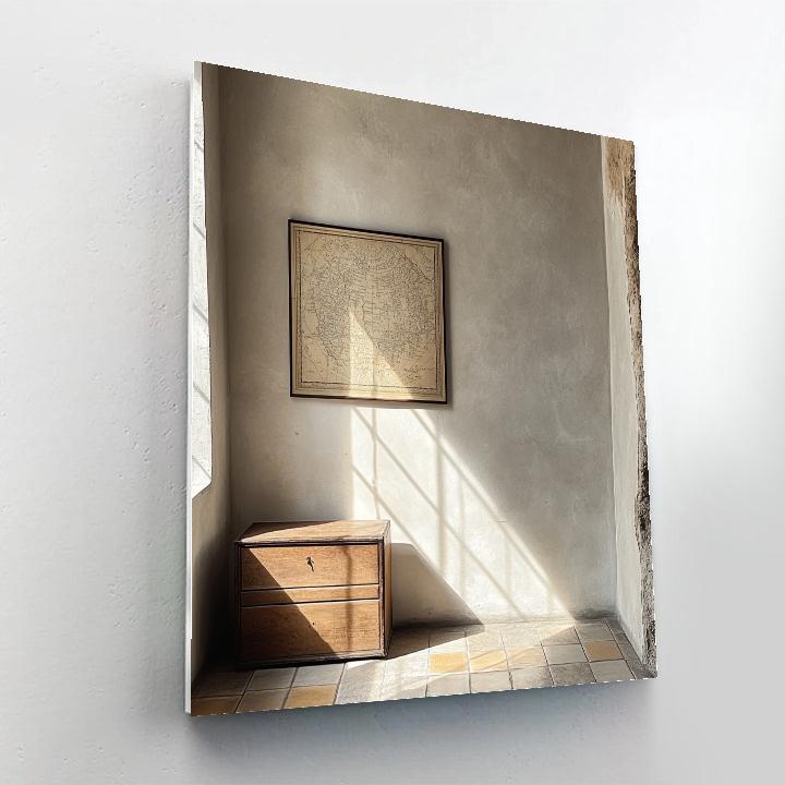 Johannes Vermeer Inspired Map Corner And Window Light paint by numbers