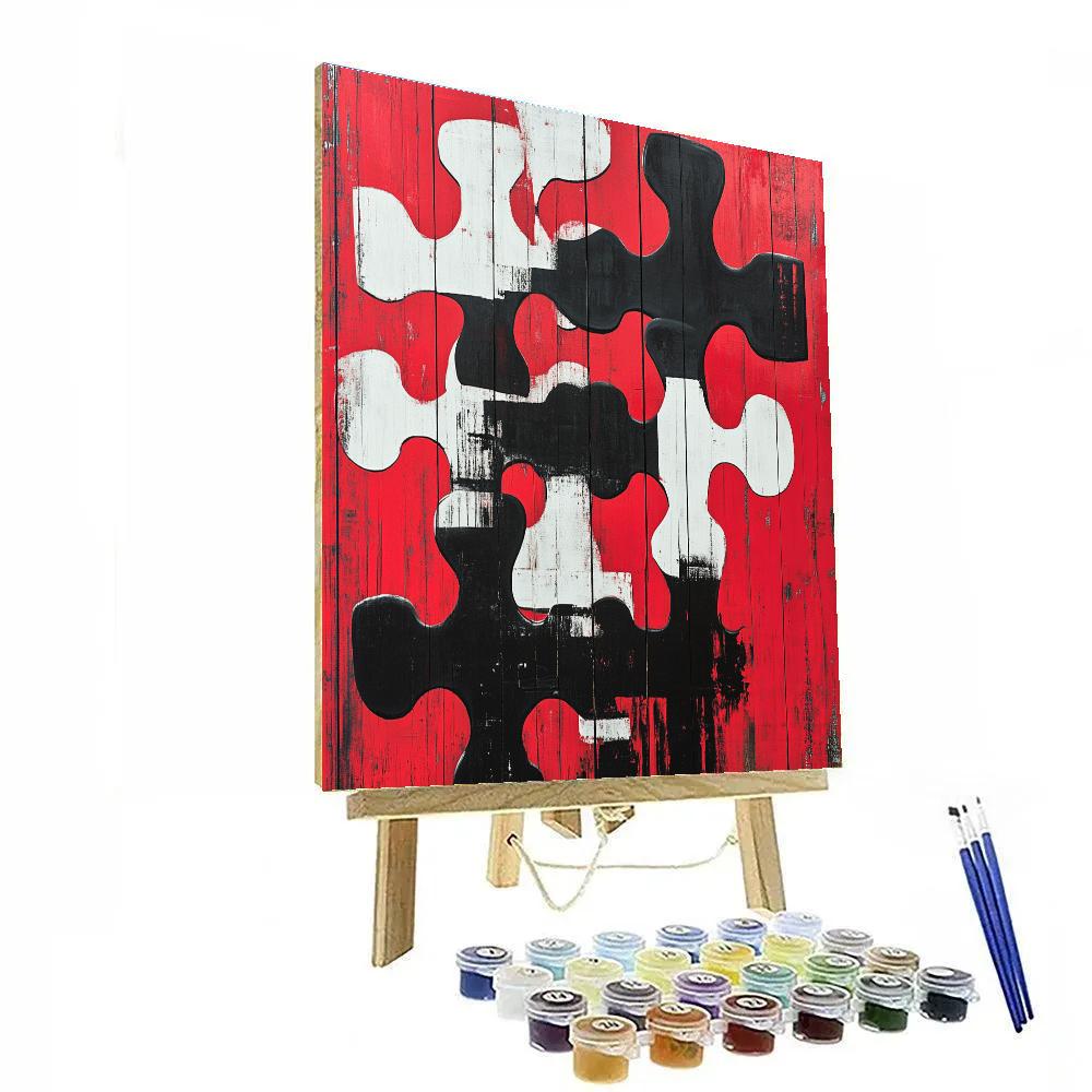 Banksy Inspired Social Justice Harmony Numbered painting kits