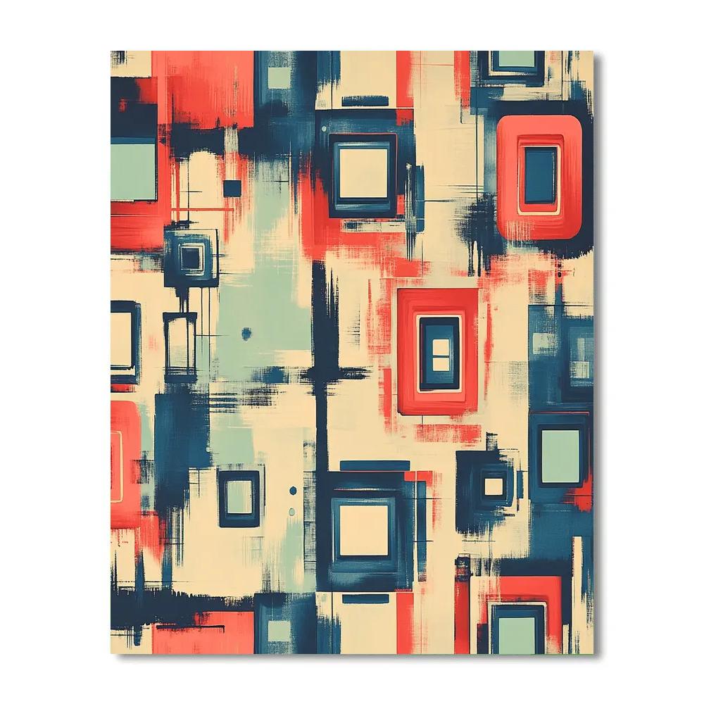 Paul Klee Inspired Machine Of Dreams Paint by numbers art