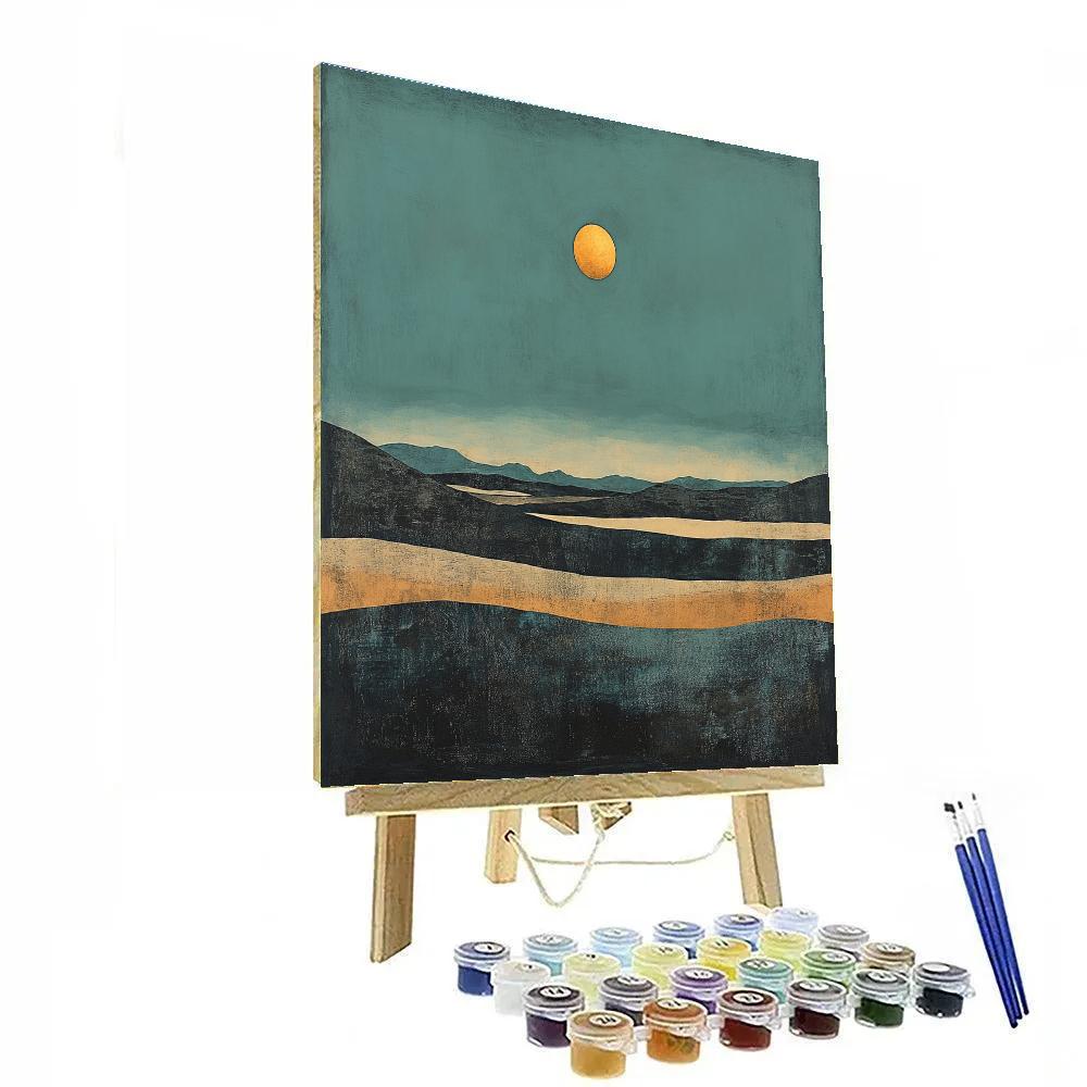 Max Ernst Inspired Atlas Of Broken Horizons Painting by numbers kit