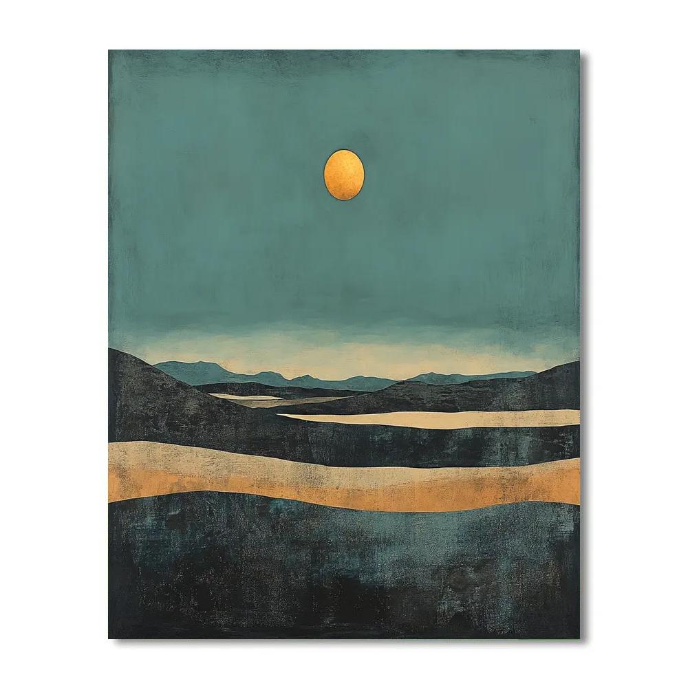 Max Ernst Inspired Atlas Of Broken Horizons Painting by numbers kit