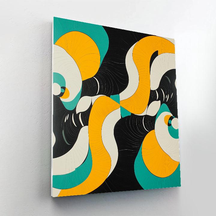 Yayoi Kusama Inspired Infinite Mirror Garden painting number kit