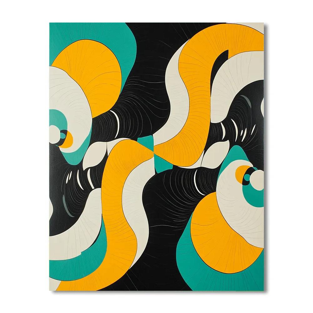 Yayoi Kusama Inspired Infinite Mirror Garden painting number kit