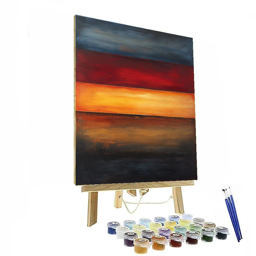 Mark Rothko Inspired Cosmic Dusk Numbered painting kits