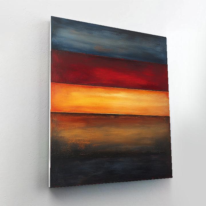 Mark Rothko Inspired Cosmic Dusk Numbered painting kits