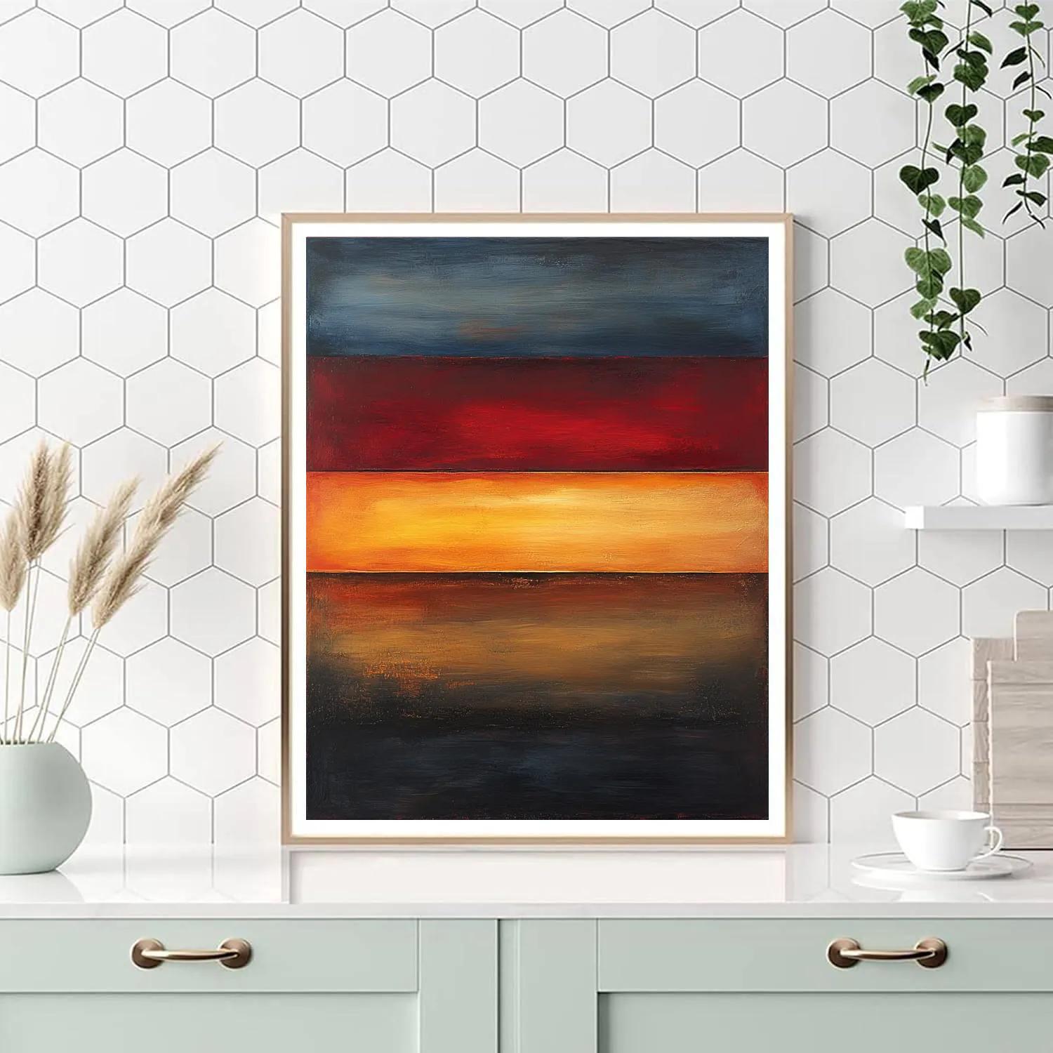 Mark Rothko Inspired Cosmic Dusk Numbered painting kits