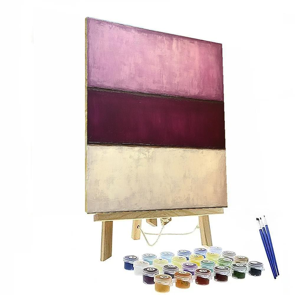 Mark Rothko Inspired Evening Archive paint by numbers