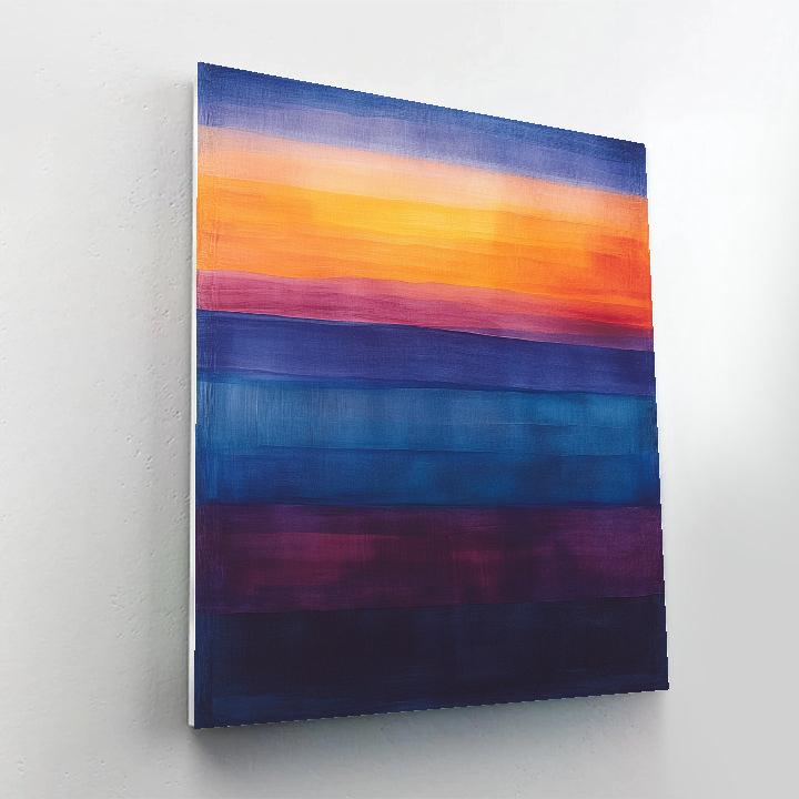 Mark Rothko Inspired Celestial Dusk Number painting