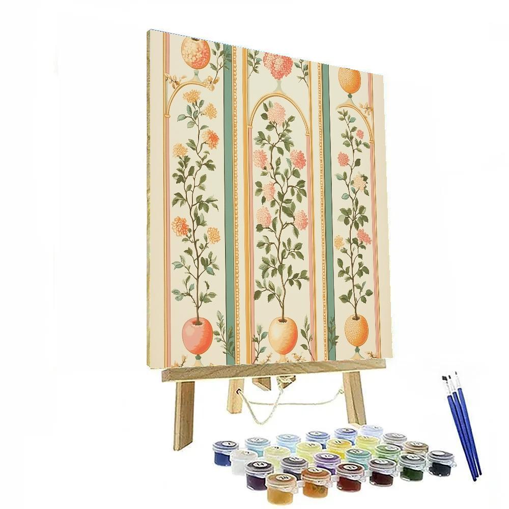 Alphonse Mucha Inspired Eternal Orchard paint by number