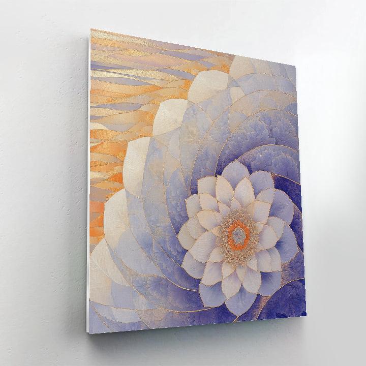 Alphonse Mucha Inspired Time Bloom Tapestry paint by numbers