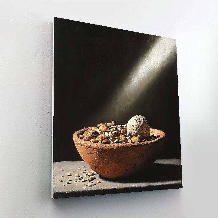 Caravaggio Inspired Rustic Seed And Stone Study Paint by numbers kits
