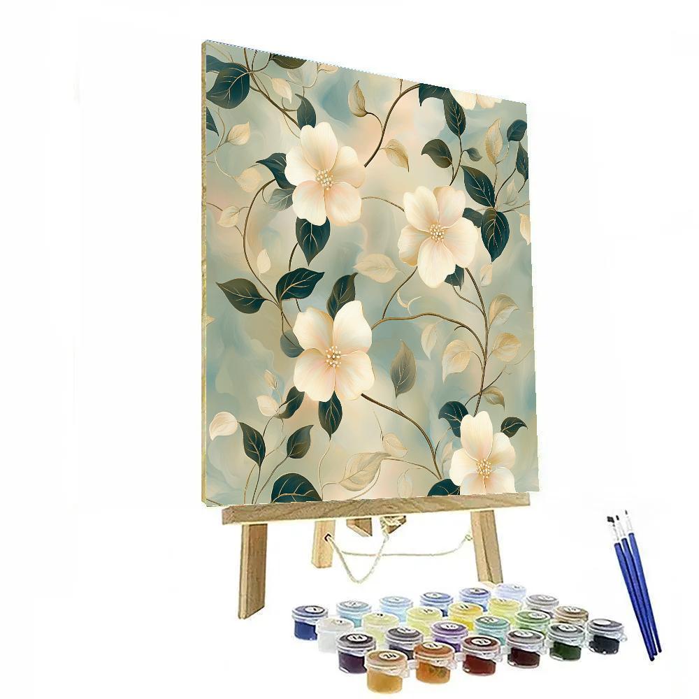 Alphonse Mucha Inspired Harmony Of Nature paint by number