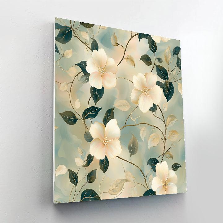 Alphonse Mucha Inspired Harmony Of Nature paint by number