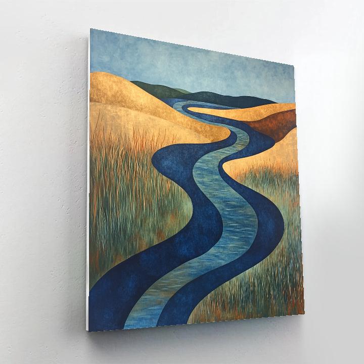 Nandalal Bose Inspired River Melody painting number kit