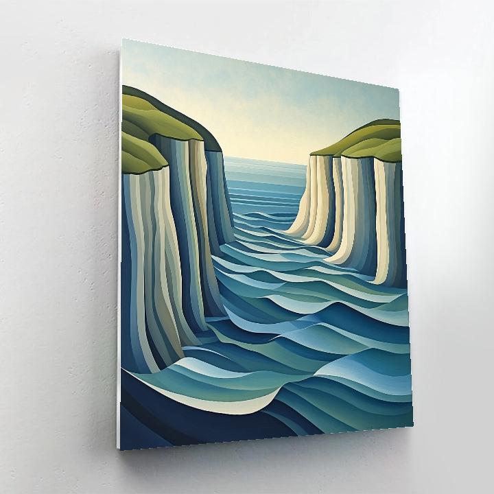 Paul Cézanne Inspired Coastal Planes Paint by numbers art
