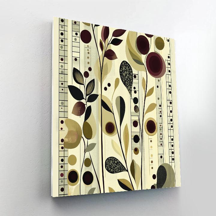 Nandalal Bose Inspired Mythic Flora Chorus paint by number