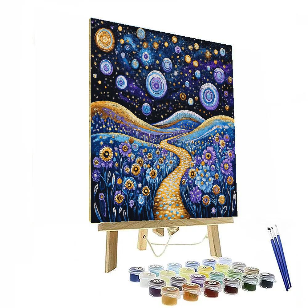 Georges Seurat Inspired Celestial Garden Painting by numbers kit