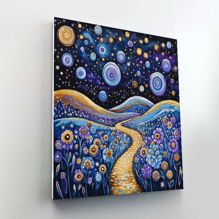 Georges Seurat Inspired Celestial Garden Painting by numbers kit