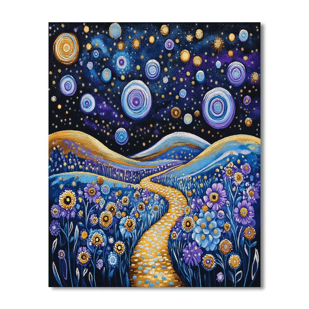 Georges Seurat Inspired Celestial Garden Painting by numbers kit