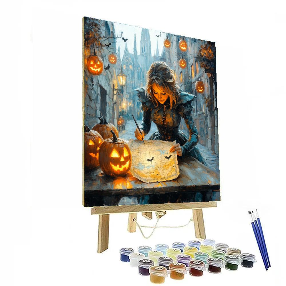 Lantern Witch Cartographer Numbered painting kits