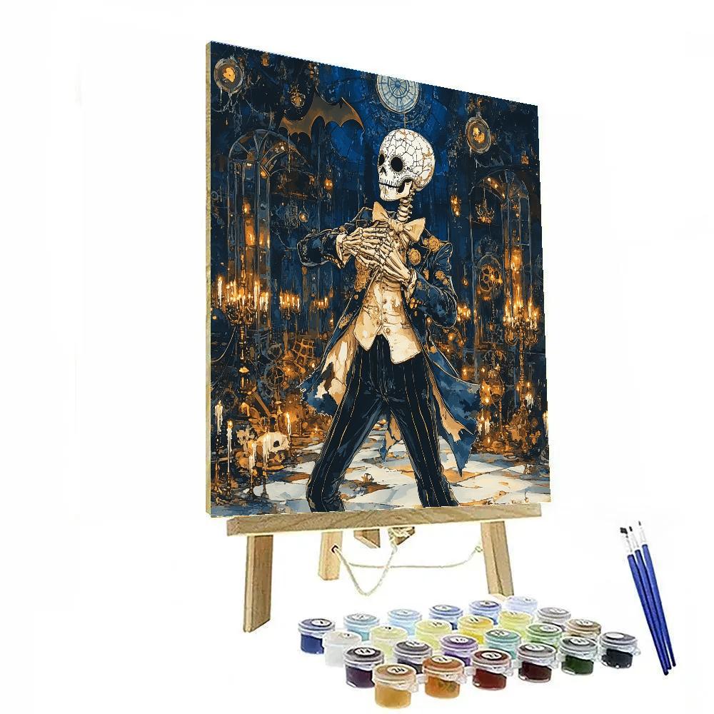 Clockwork Skeleton Masquerade painting number kit