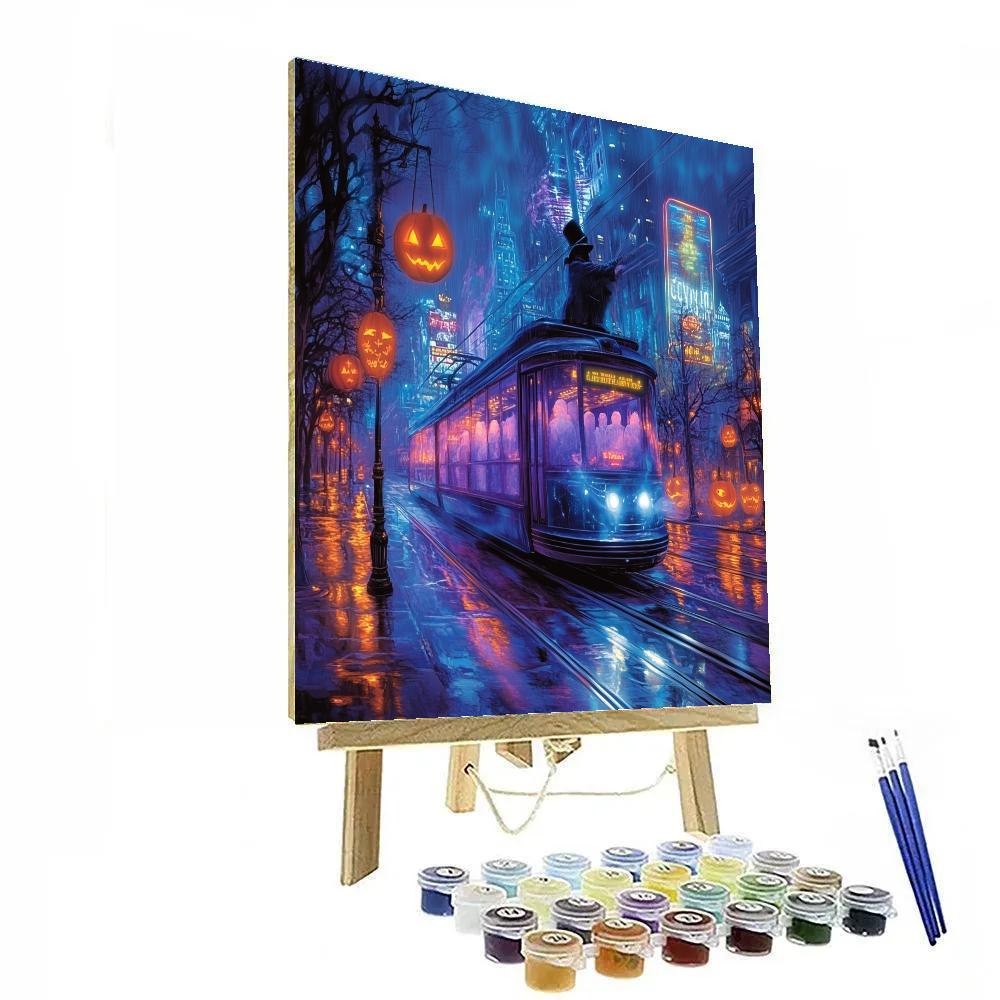 Ghost Train Boulevard Paint by numbers kits