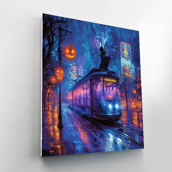 Ghost Train Boulevard Paint by numbers kits
