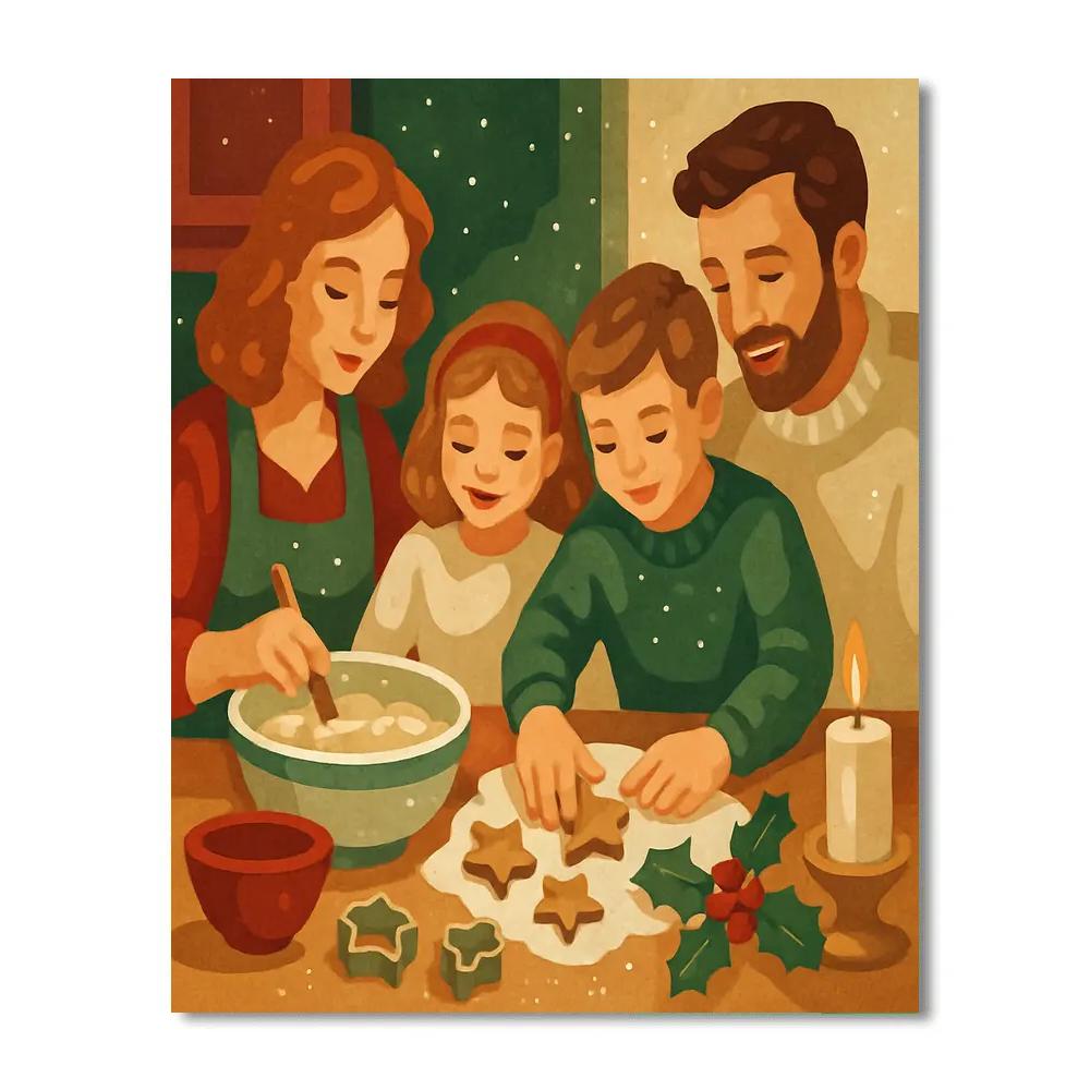 Baking By Starlight Number painting